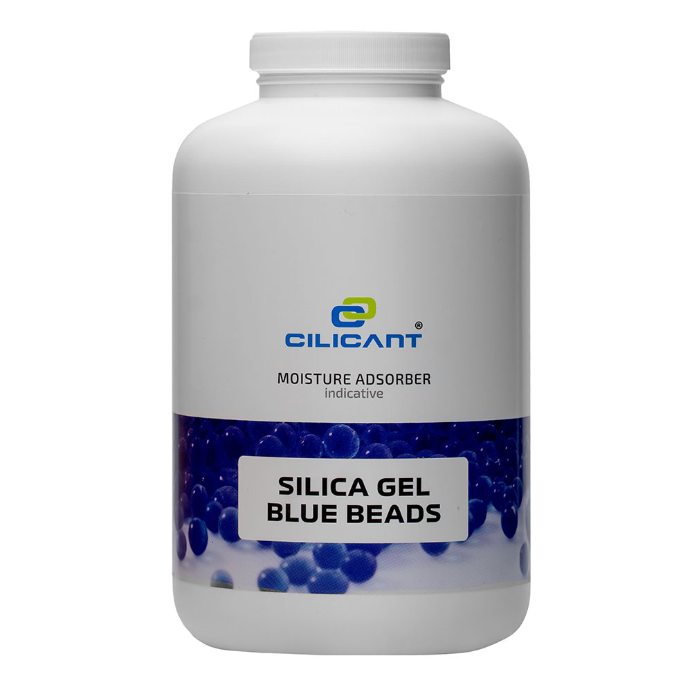 CILICANT Silica Gel Beads – Rechargeable Desiccant Dehumidifiers (950ml, Blue)