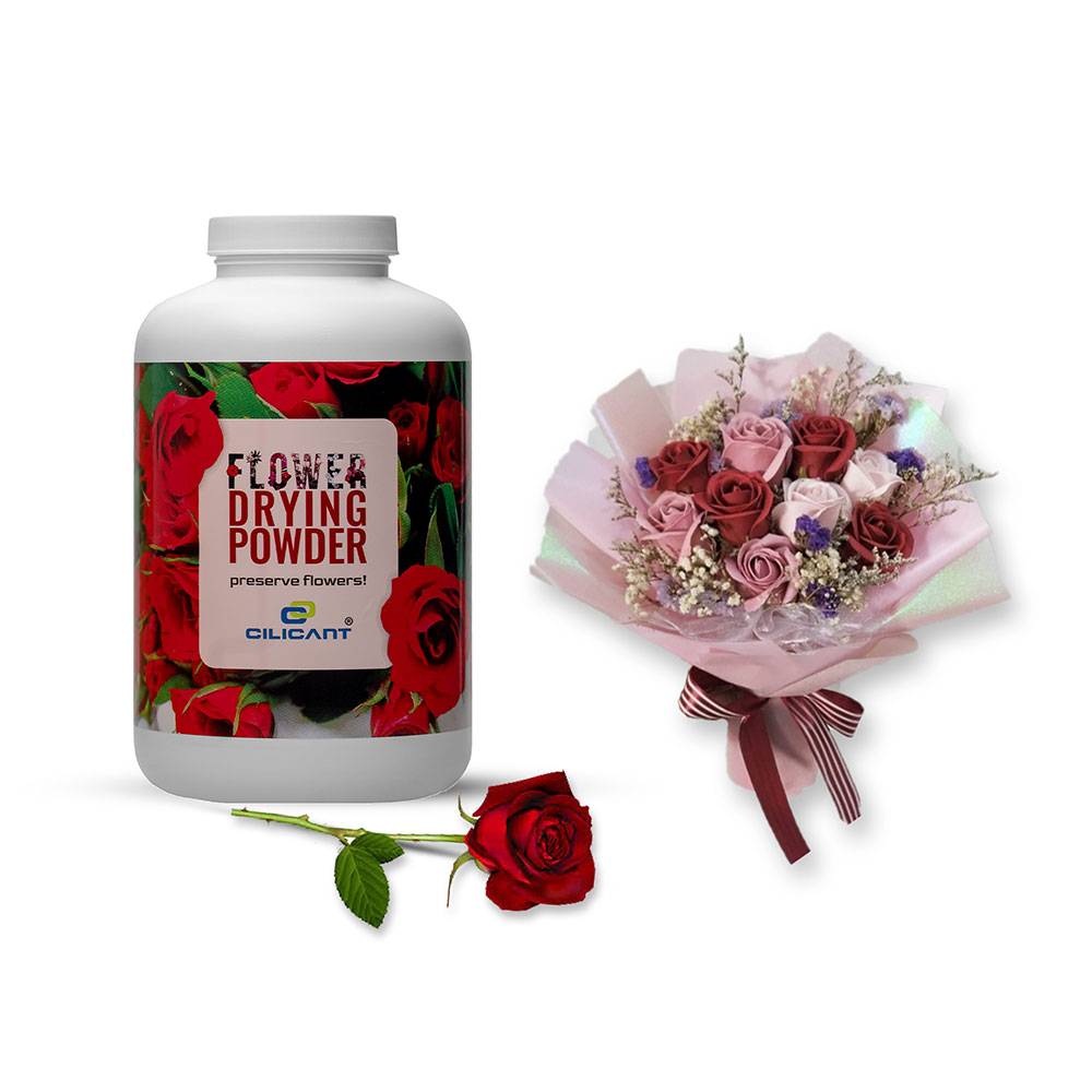 CILICANT Silica gel Flower drying powder for Flower Art with Silica Gel Powder Rose 950 ML 1 Bottle